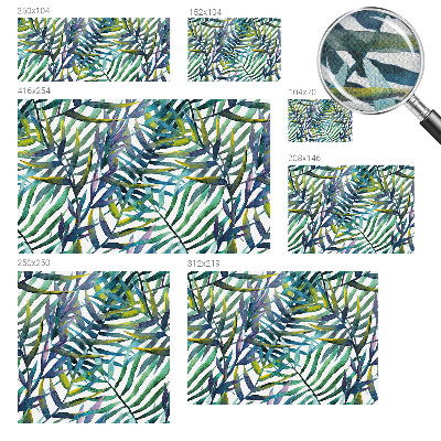 Samolepicí dekorativní fototapeta Exotická vegetace