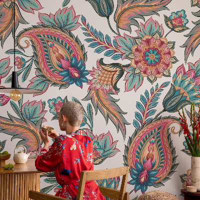 Samolepicí fototapeta do obýváků Orientální vzor