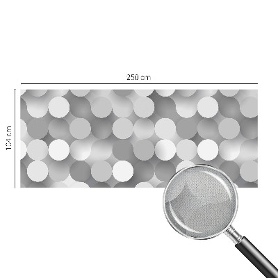 Samolepicí fototapeta do dětského pokoje Šedé kruhy