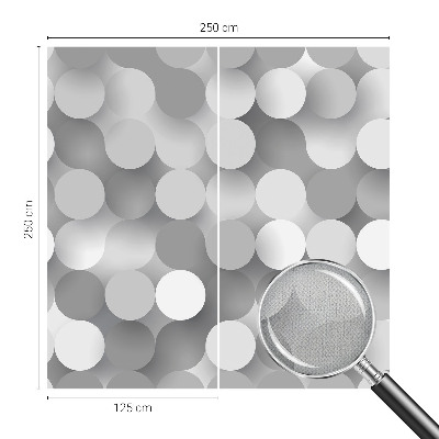 Samolepicí fototapeta do dětského pokoje Šedé kruhy