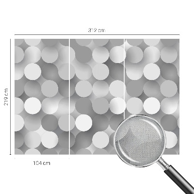 Samolepicí fototapeta do dětského pokoje Šedé kruhy