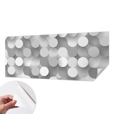 Samolepicí fototapeta do dětského pokoje Šedé kruhy