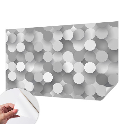 Samolepicí fototapeta do dětského pokoje Šedé kruhy