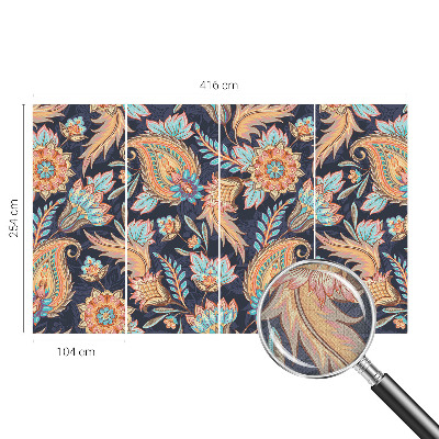 Moderní samolepicí fototapeta Květinový vzor