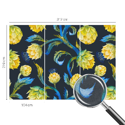 Samolepící fototapeta 3d Rostlinný virtuóz