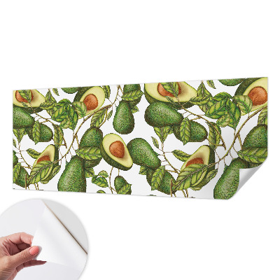 Samolepící tapeta Avokádový vzor