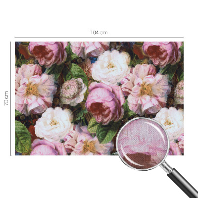 Samolepicí fototapeta do obýváků Květinová elegance