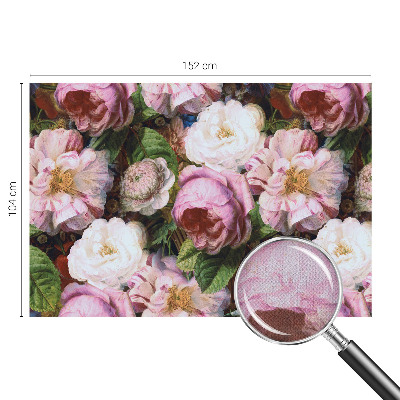 Samolepicí fototapeta do obýváků Květinová elegance