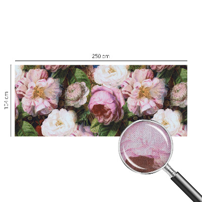 Samolepicí fototapeta do obýváků Květinová elegance