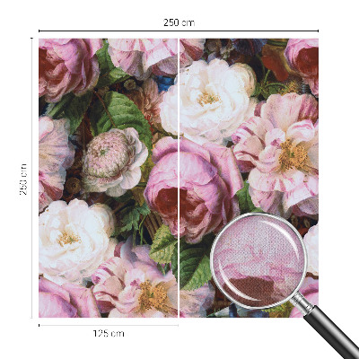 Samolepicí fototapeta do obýváků Květinová elegance