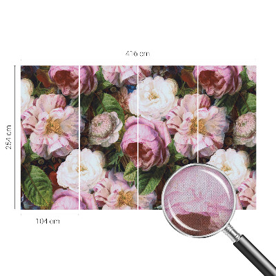 Samolepicí fototapeta do obýváků Květinová elegance