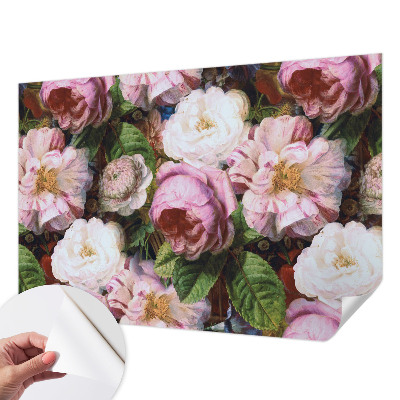 Samolepicí fototapeta do obýváků Květinová elegance