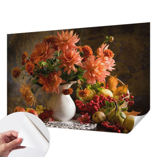 Samolepicí fototapeta do dětského pokoje Podzimní kompozice