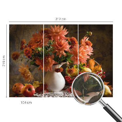 Samolepicí fototapeta do dětského pokoje Podzimní kompozice