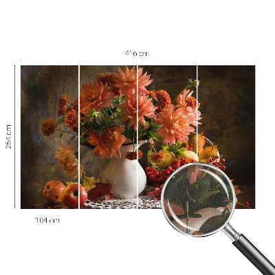 Samolepicí fototapeta do dětského pokoje Podzimní kompozice