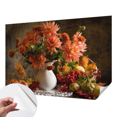 Samolepicí fototapeta do dětského pokoje Podzimní kompozice