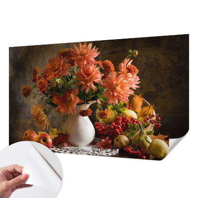 Samolepicí fototapeta do dětského pokoje Podzimní kompozice