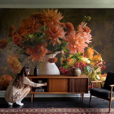 Samolepicí fototapeta do dětského pokoje Podzimní kompozice