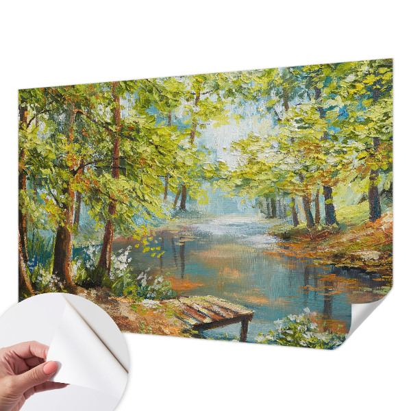 Fotografická tapeta samolepicí Idylické jezero