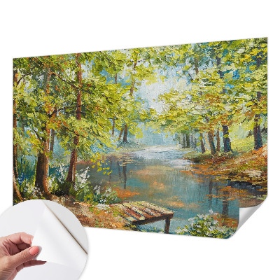 Fotografická tapeta samolepicí Idylické jezero