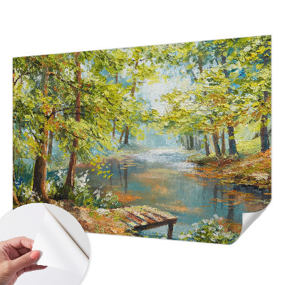 Fotografická tapeta samolepicí Idylické jezero