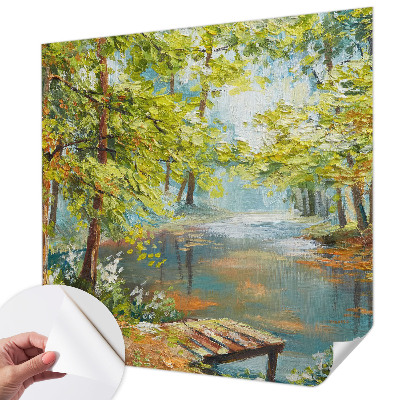 Fotografická tapeta samolepicí Idylické jezero