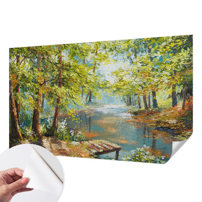 Fotografická tapeta samolepicí Idylické jezero