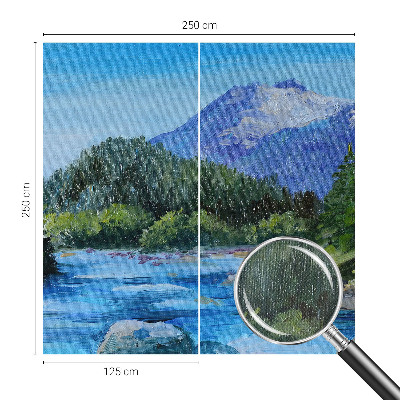 Samolepicí dekorativní fototapeta Horská scenérie