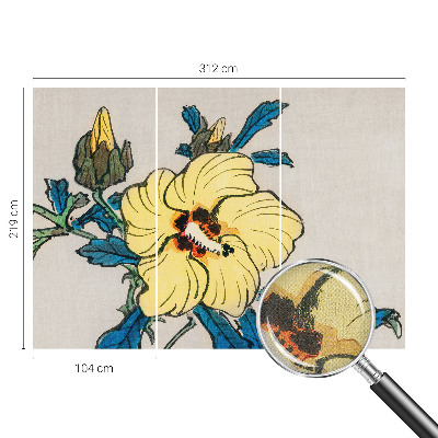 Fotografická tapeta na zeď Žlutý květ