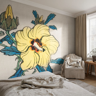 Fotografická tapeta na zeď Žlutý květ