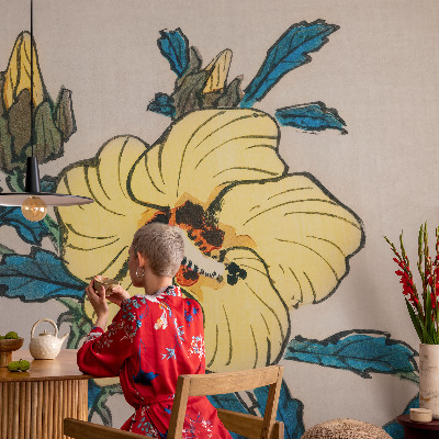 Fotografická tapeta na zeď Žlutý květ