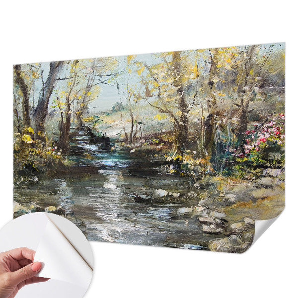 Samolepící tapeta Lesní potok