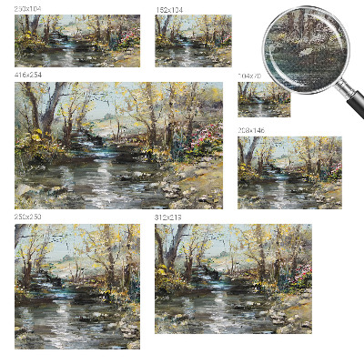 Samolepící tapeta Lesní potok