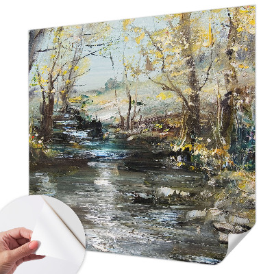 Samolepící tapeta Lesní potok