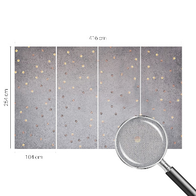 Samolepící fototapeta 3d Symetrické tečky