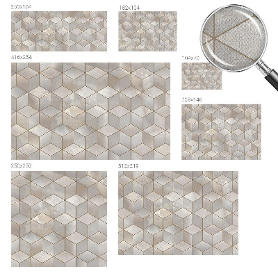 Samolepicí fototapeta Geometrická mozaika