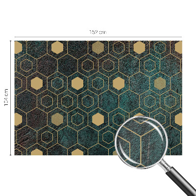 Samolepicí fototapeta na zeď Geometrické šestiúhelníky