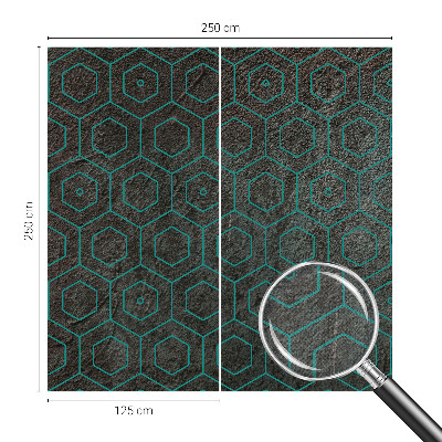 Samolepicí fototapeta do ložnice Geometrický vzor