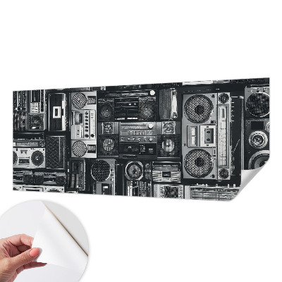 Samolepicí fototapeta do dětského pokoje Retro rádio