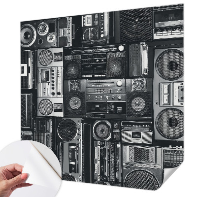 Samolepicí fototapeta do dětského pokoje Retro rádio