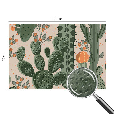 Fototapeta do dětského pokoje Zelené kaktusy