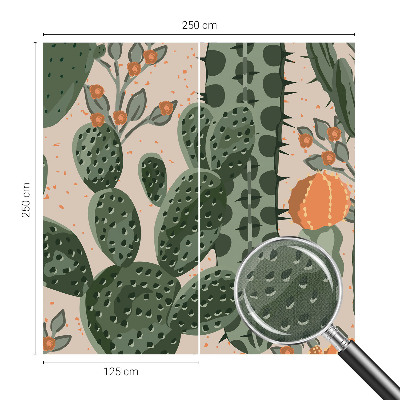 Fototapeta do dětského pokoje Zelené kaktusy