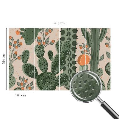 Fototapeta do dětského pokoje Zelené kaktusy