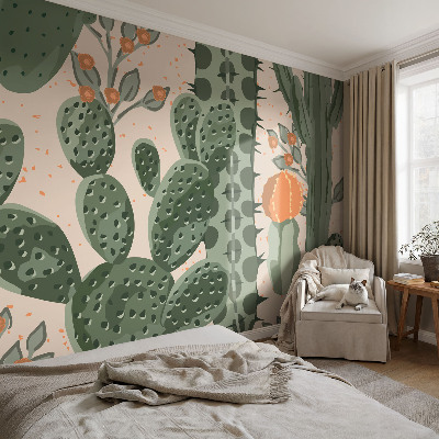 Fototapeta do dětského pokoje Zelené kaktusy