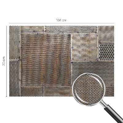 Samolepicí fototapeta do obýváků Kovové vzory