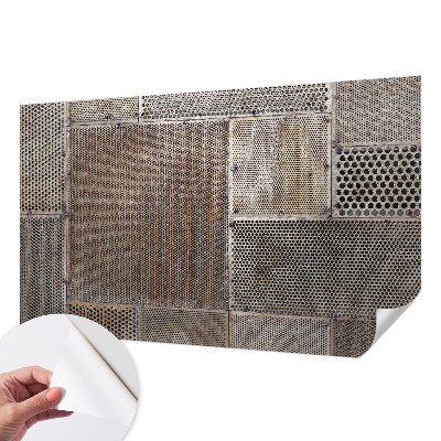 Samolepicí fototapeta do obýváků Kovové vzory