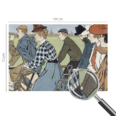 Fototapeta do dětského pokoje Starožitní cyklisté