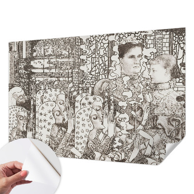 Samolepící fototapeta 3d Květinové portréty