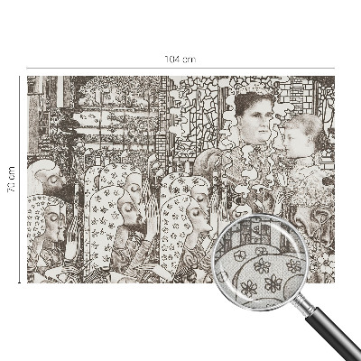 Samolepící fototapeta 3d Květinové portréty