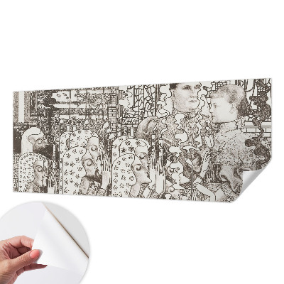 Samolepící fototapeta 3d Květinové portréty